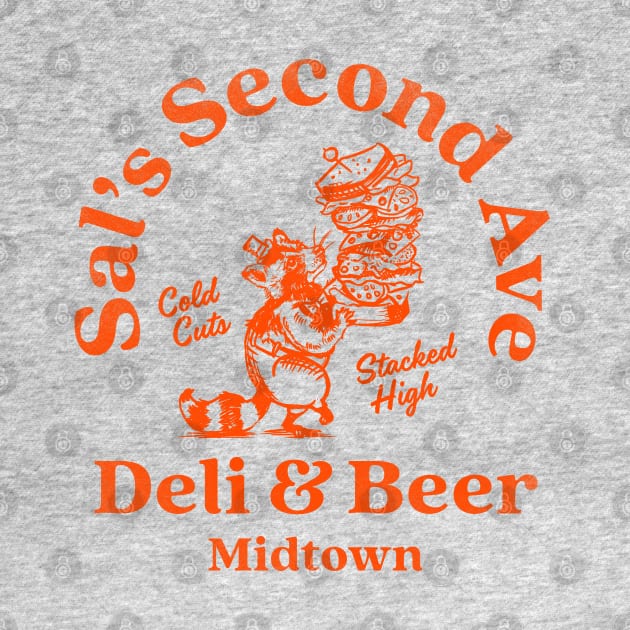 "Sal's Second Ave Deli & Beer" Cool New York Style Deli Art by The Whiskey Ginger